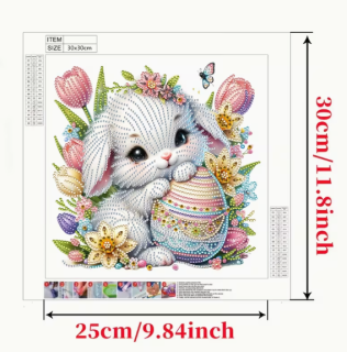 Preview: Diamond Painting Osterhase & Ei